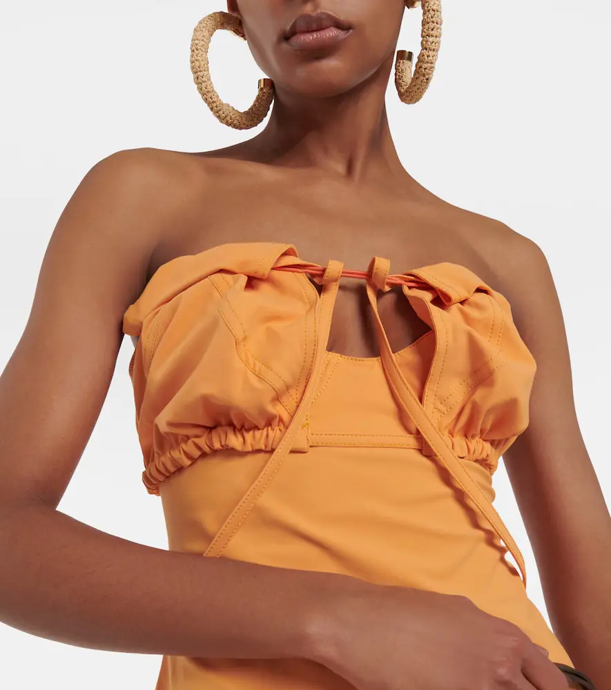 Jacquemus La Robe Bikini cotton-blend midi dress | Thumbnail 2