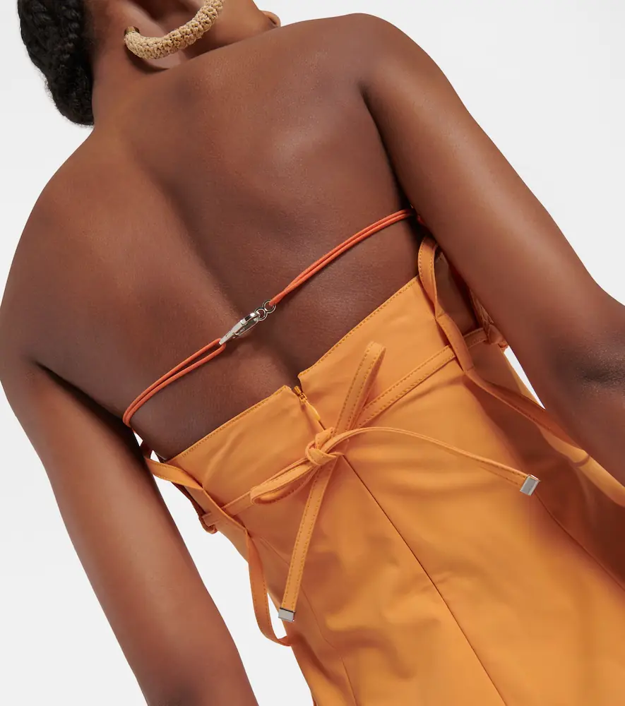 Jacquemus La Robe Bikini cotton-blend midi dress | Thumbnail 5
