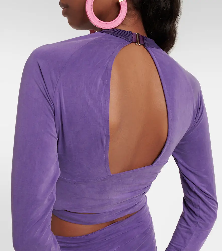 Jacquemus Le T-shirt Espelho cutout crop top | Thumbnail 5 Jacquemus Le T-shirt Espelho cutout crop top | Thumbnail 5