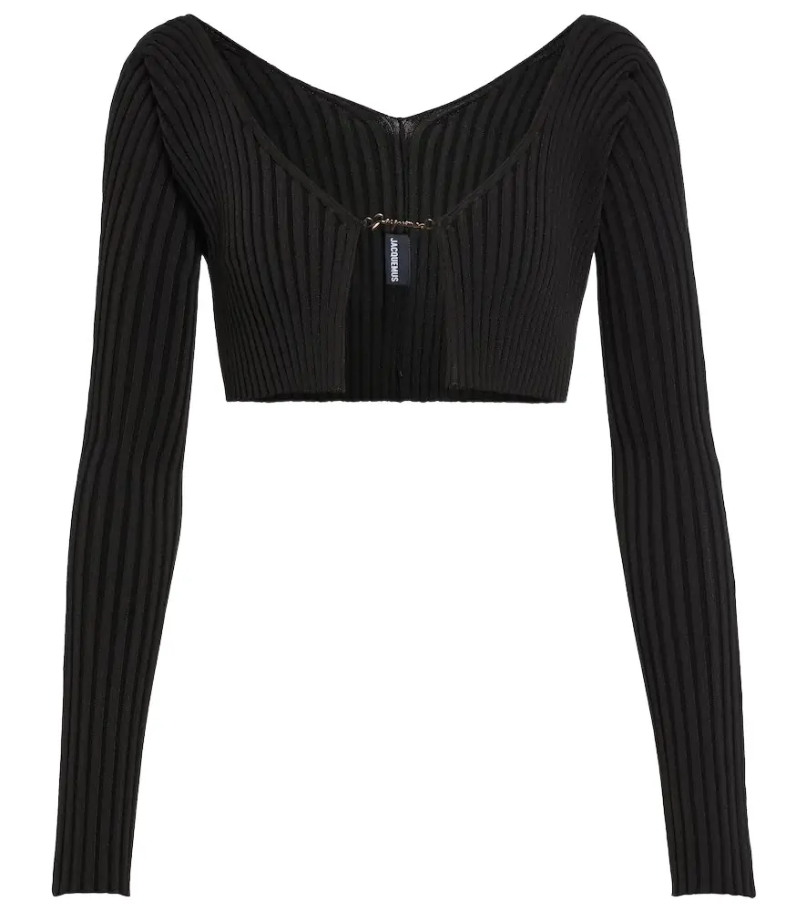 Jacquemus La Maille Pralù cropped cardigan