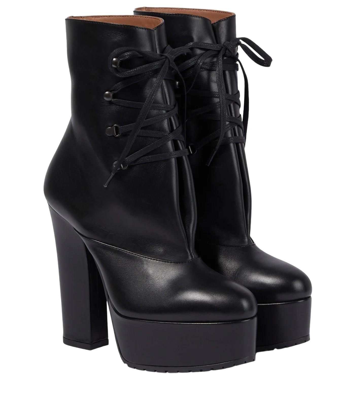 ALAÏA ALAÏA Trekk 135 leather ankle boots