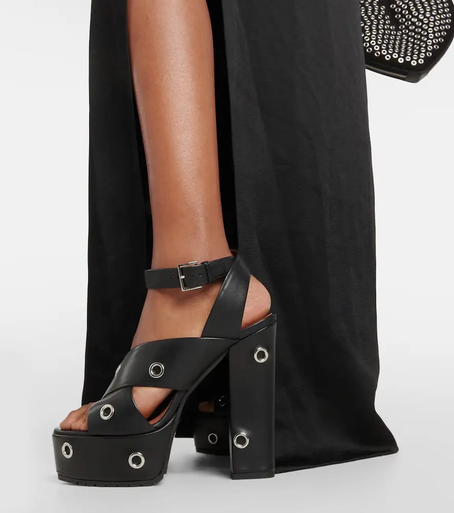 Alaïa Alaïa Eyelet-embellished leather sandals | Thumbnail 6 Alaïa Alaïa Eyelet-embellished leather sandals | Thumbnail 6