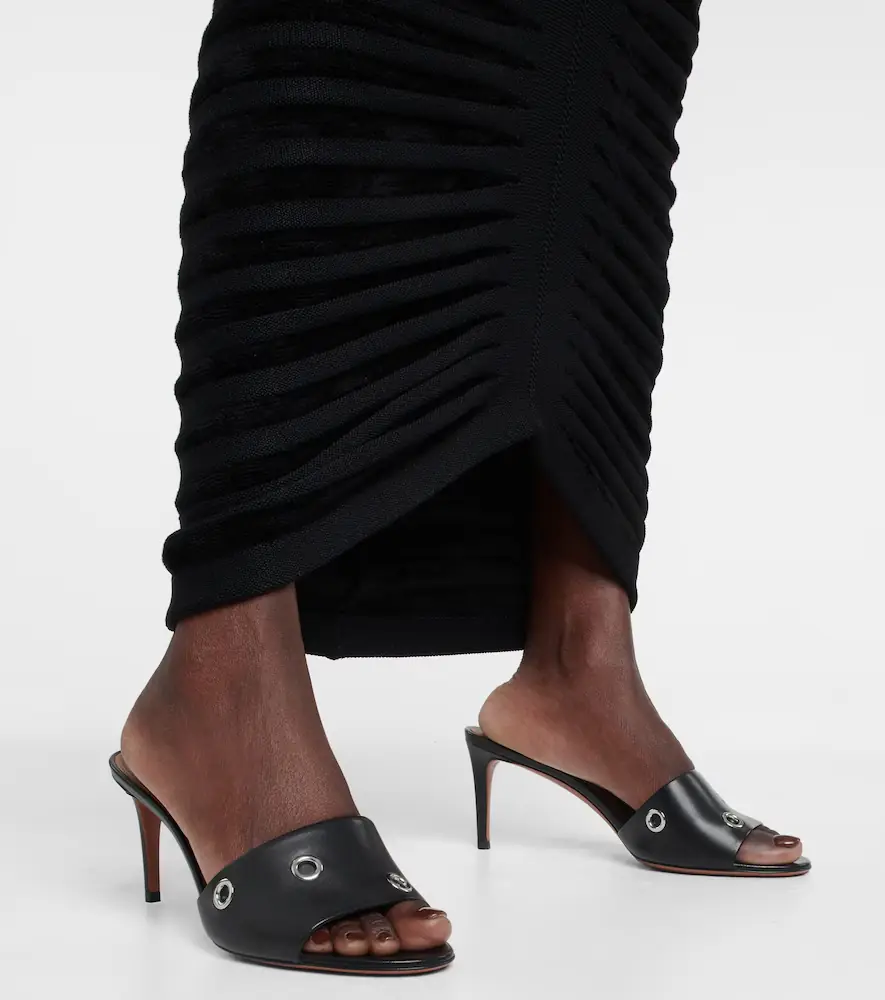 Alaïa Alaïa Oeillets embellished leather sandals | Thumbnail 5 Alaïa Alaïa Oeillets embellished leather sandals | Thumbnail 5
