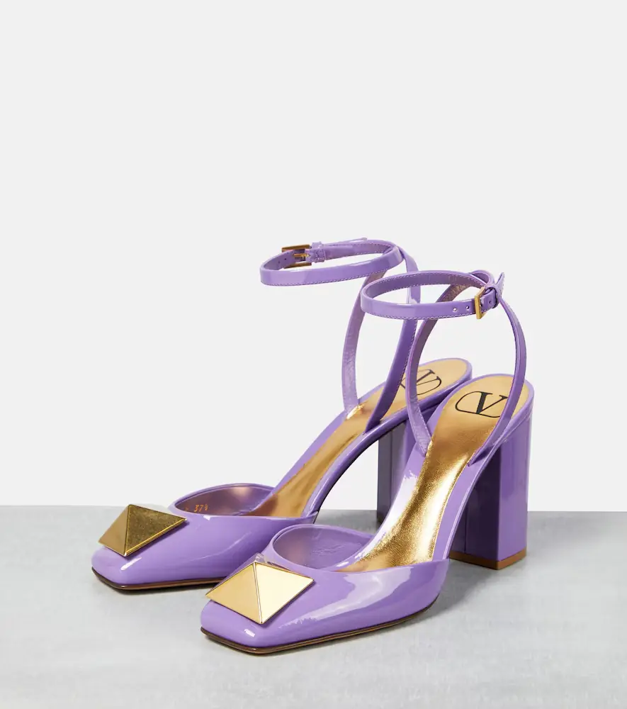 Valentino Garavani One Stud patent leather pumps | Thumbnail 3