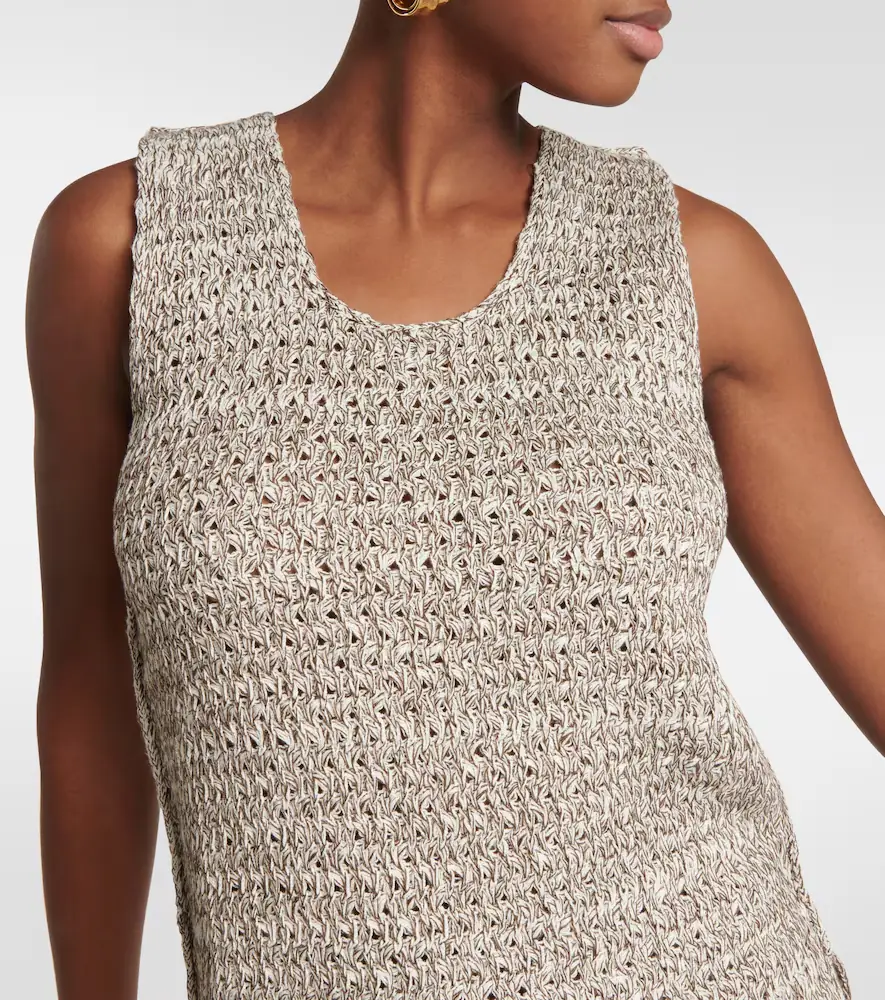 Jil Sander Knitted cotton-blend top | Thumbnail 3