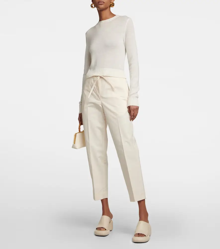 Jil Sander High-rise cotton pants | Thumbnail 2 Jil Sander High-rise cotton pants | Thumbnail 2
