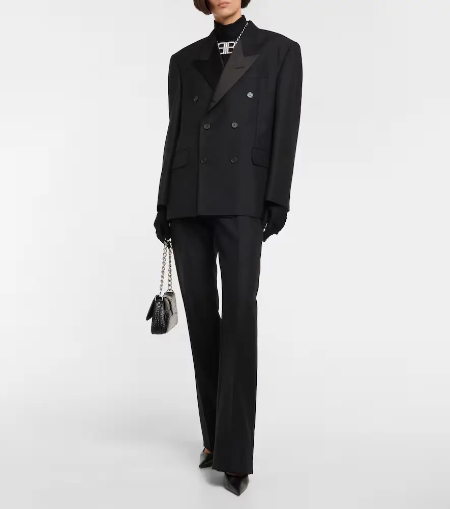 Balenciaga High-rise virgin wool pants | Thumbnail 2 Balenciaga High-rise virgin wool pants | Thumbnail 2