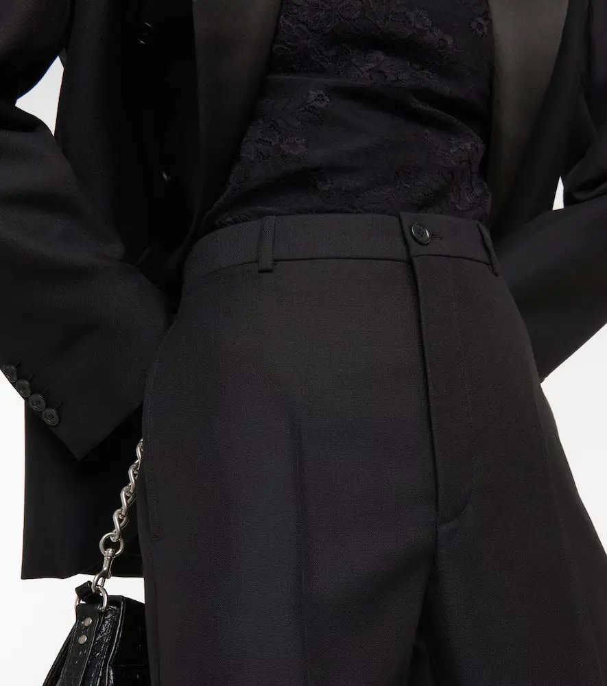 Balenciaga High-rise virgin wool pants | Thumbnail 4 Balenciaga High-rise virgin wool pants | Thumbnail 4