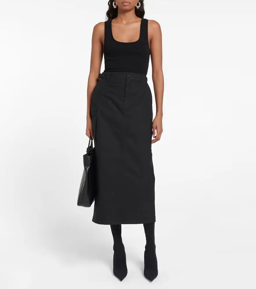 Wardrobe.NYC Wardrobe. NYC Ribbed-knit cotton-blend tank top | Thumbnail 2