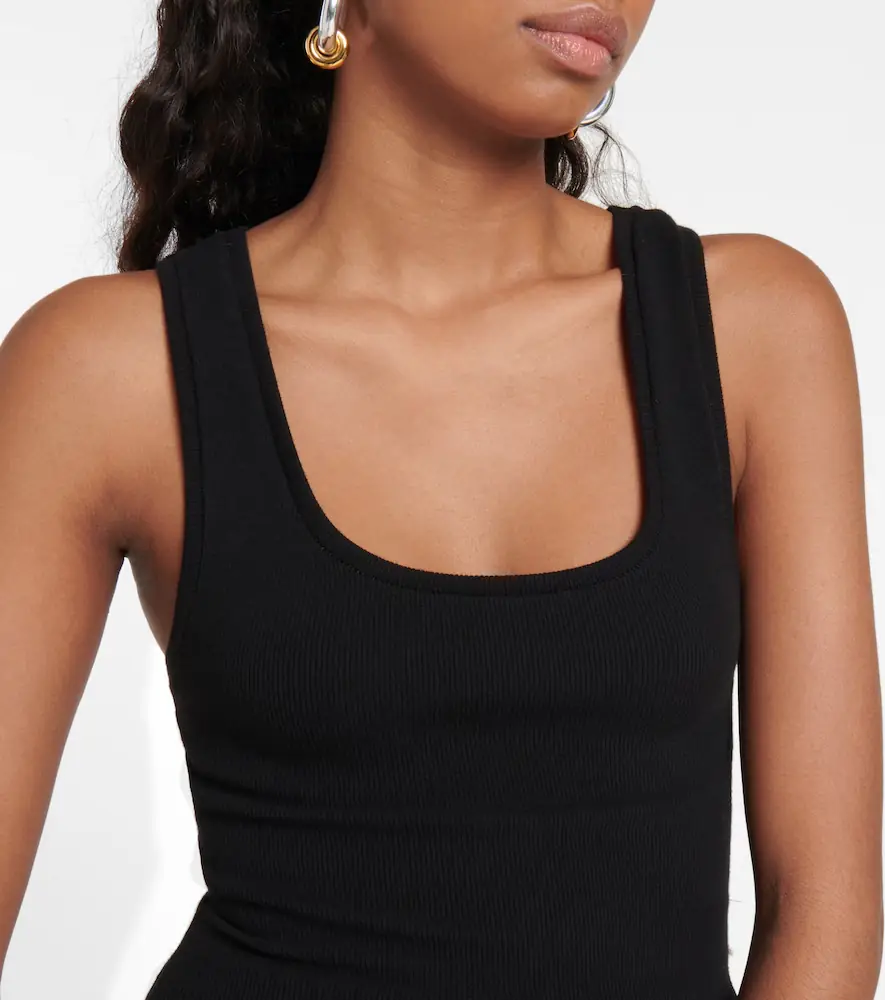 Wardrobe.NYC Wardrobe. NYC Ribbed-knit cotton-blend tank top | Thumbnail 3
