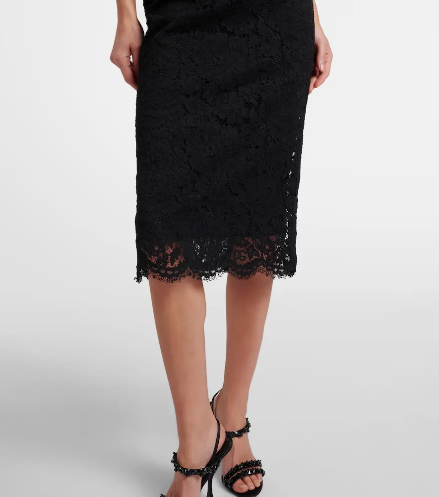 Dolce & Gabbana Lace midi dress | Thumbnail 4 Dolce & Gabbana Lace midi dress | Thumbnail 4