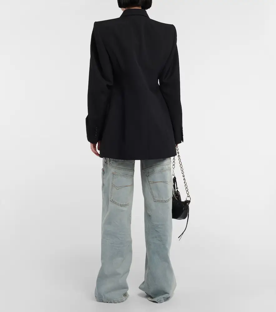 Balenciaga Hourglass double-breasted wool blazer | Thumbnail 3
