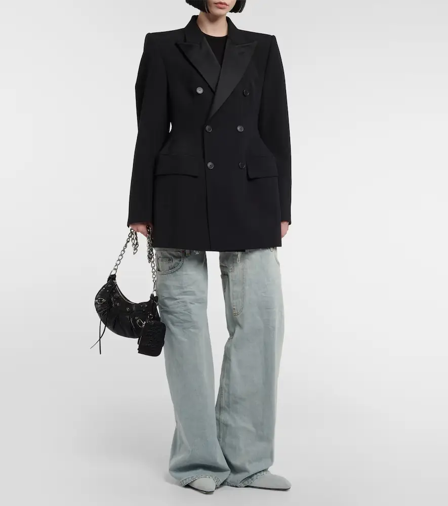Balenciaga Hourglass double-breasted wool blazer | Thumbnail 5