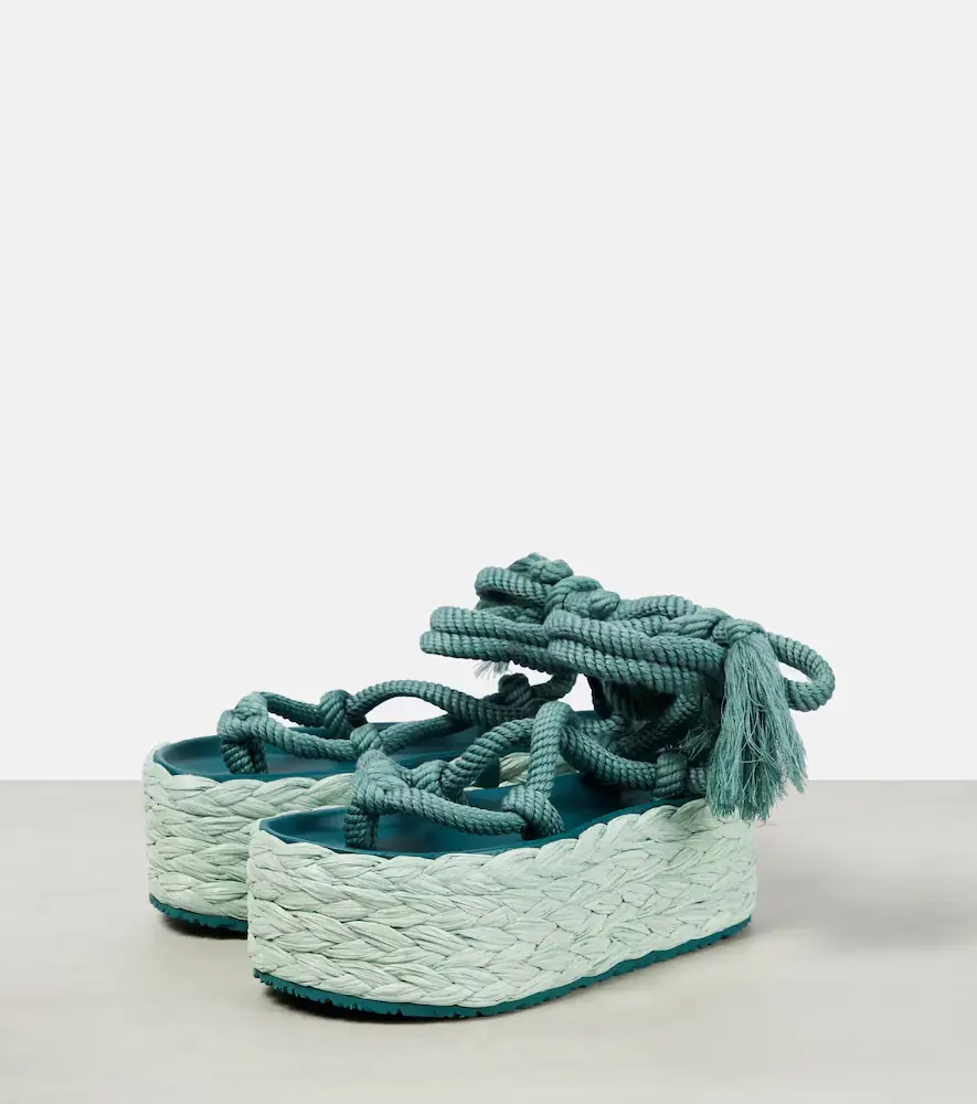 Isabel Marant Elif platform espadrille sandals | Thumbnail 5