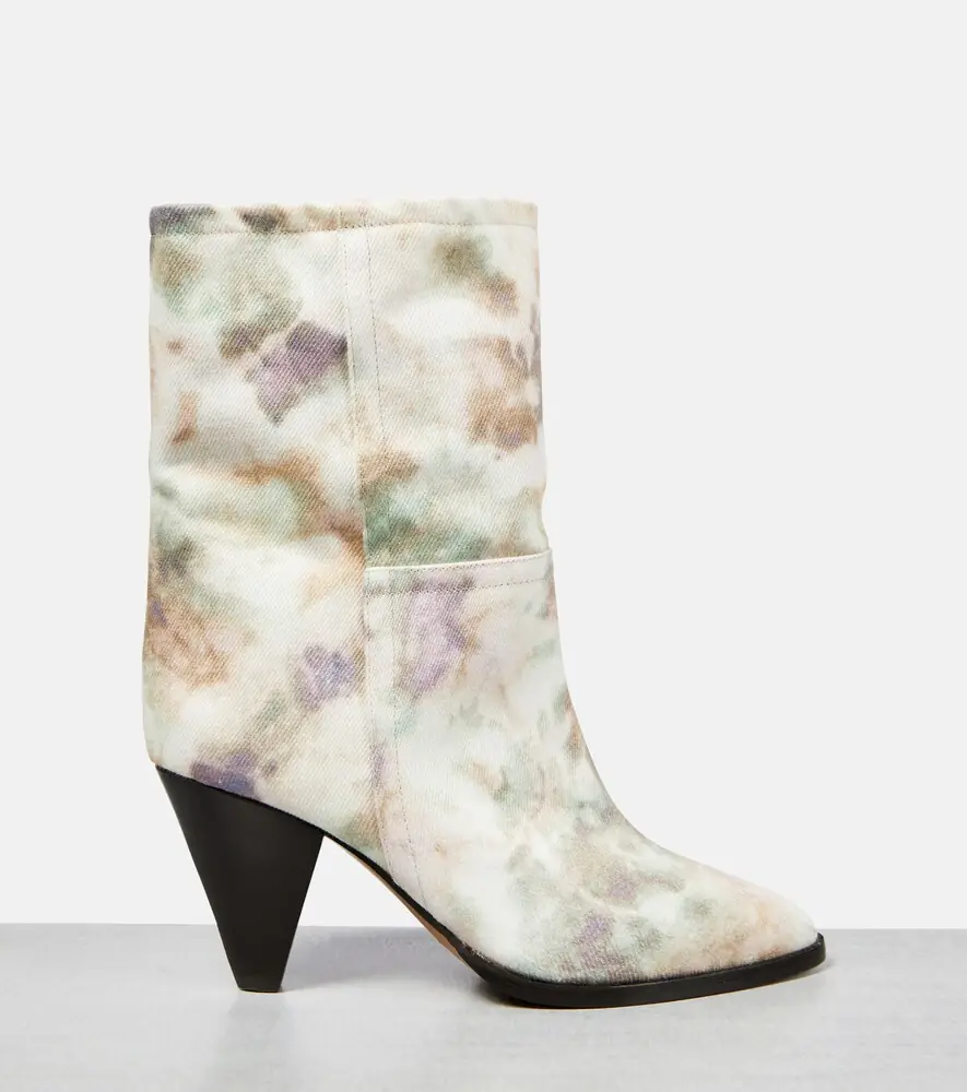 Isabel Marant Rouxa printed canvas ankle boots | Thumbnail 2 Isabel Marant Rouxa printed canvas ankle boots | Thumbnail 2