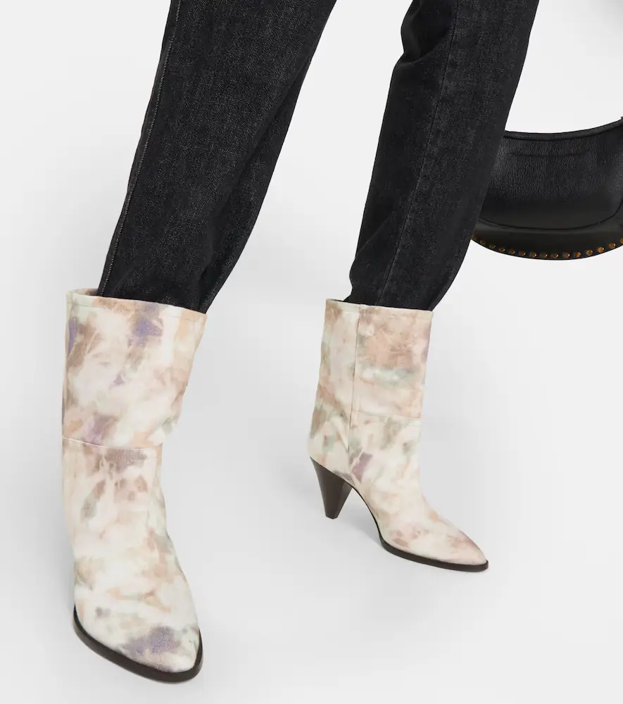 Isabel Marant Rouxa printed canvas ankle boots | Thumbnail 6 Isabel Marant Rouxa printed canvas ankle boots | Thumbnail 6