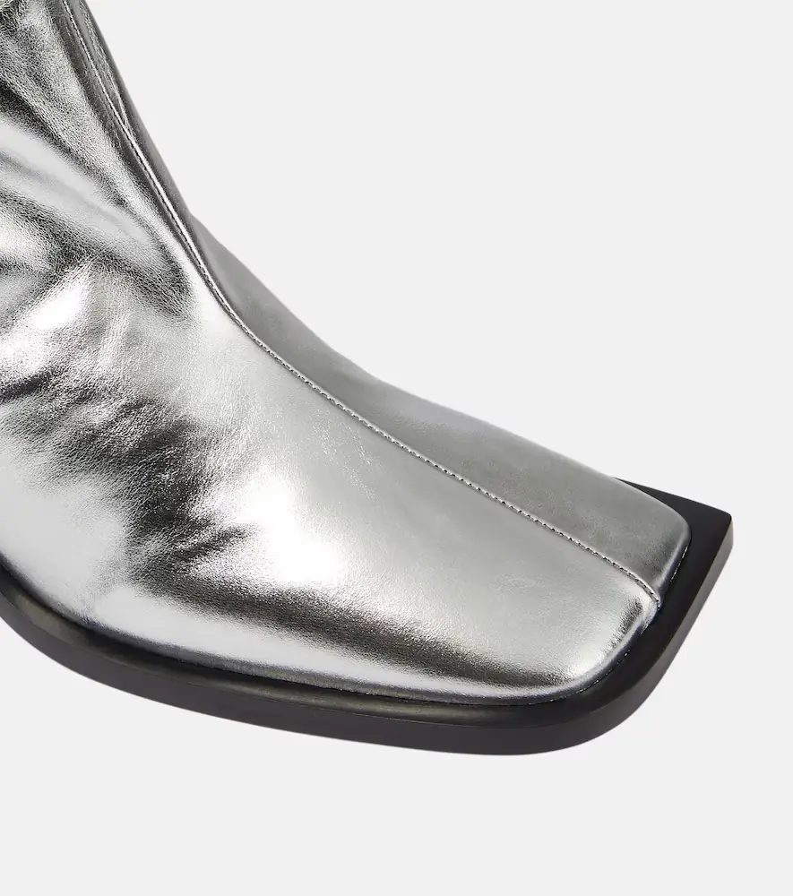 Jil Sander Metallic leather knee-high boots | Thumbnail 4