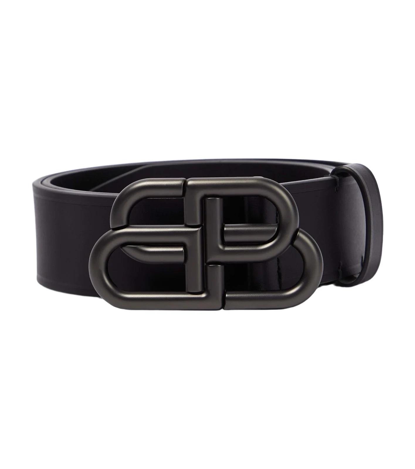 BB logo leather belt BB logo leather belt