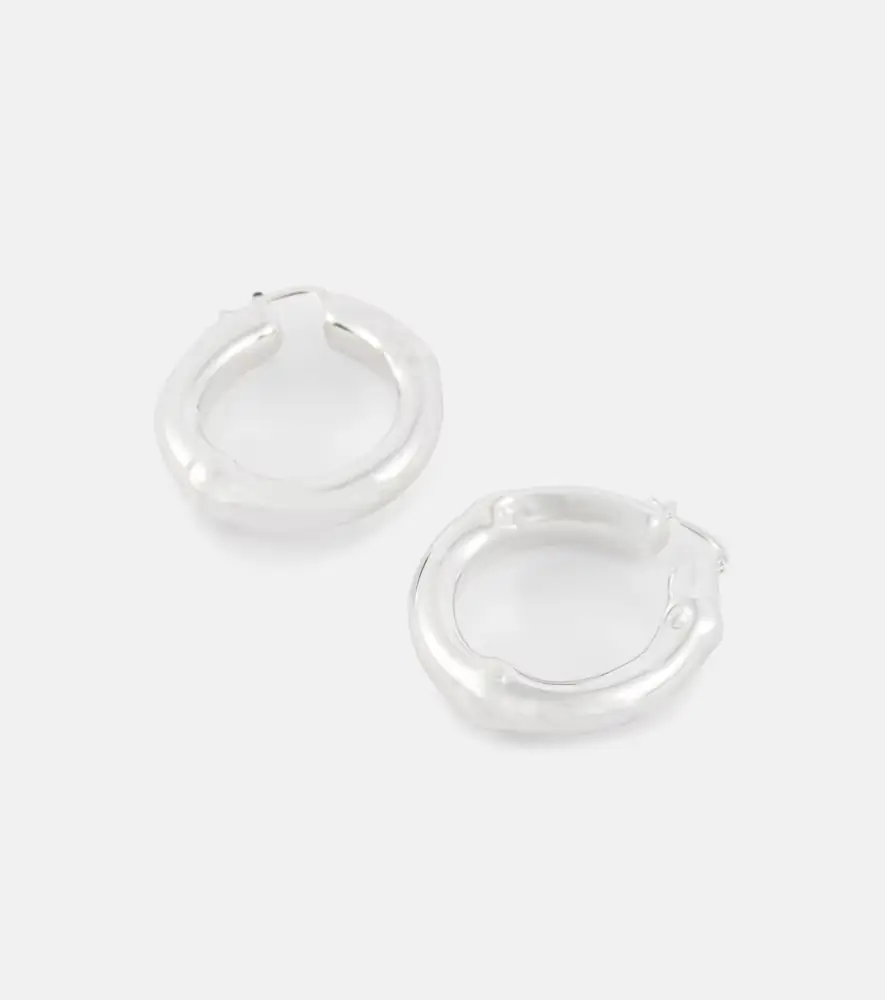 Jil Sander Small Bamboo hoop earrings | Thumbnail 2
