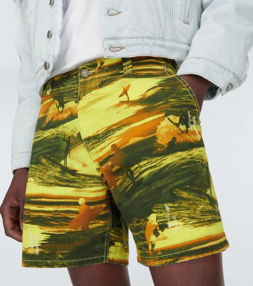 ERL Printed cotton shorts | Thumbnail 2