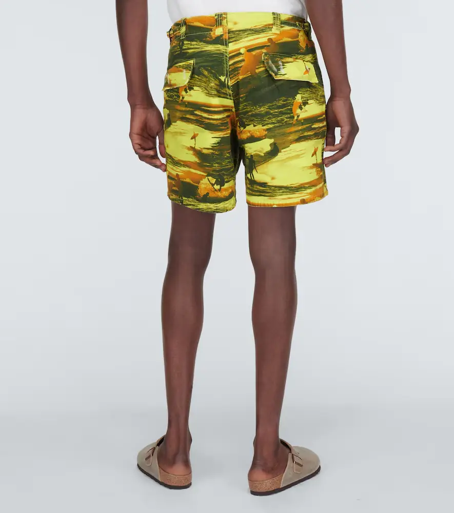 ERL Printed cotton shorts | Thumbnail 3