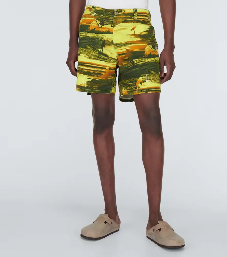 ERL Printed cotton shorts | Thumbnail 4