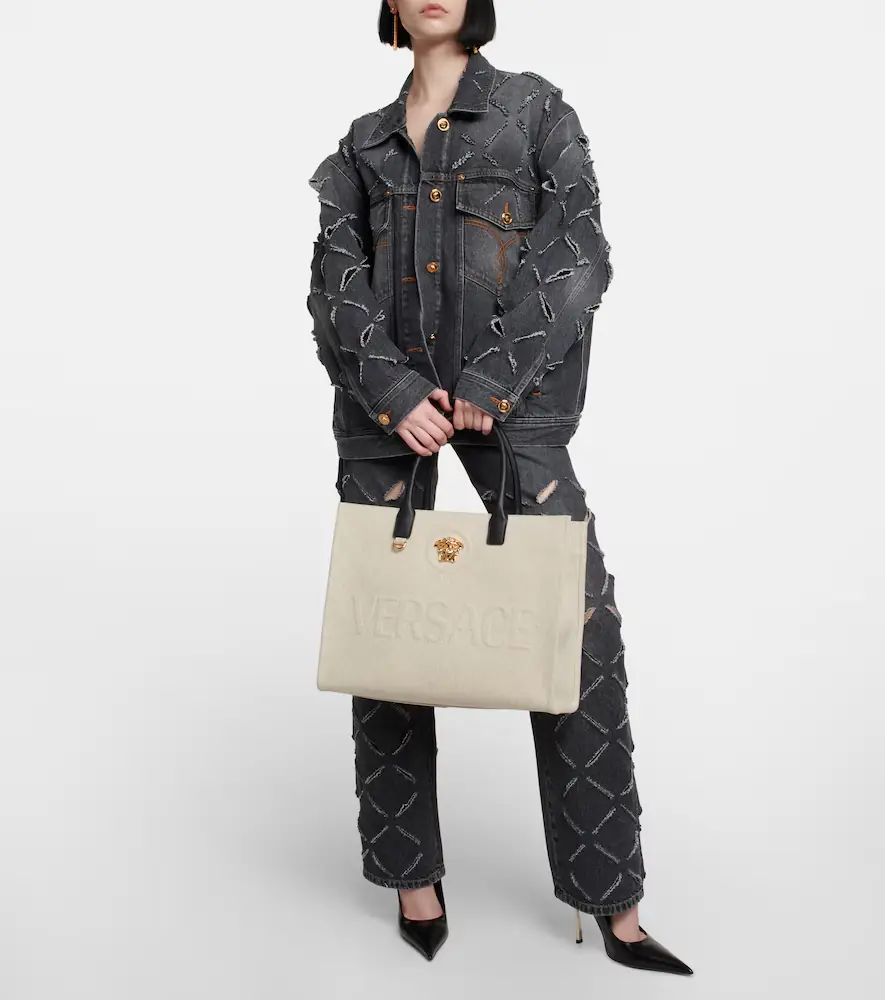 Versace La Medusa canvas tote bag | Thumbnail 4
