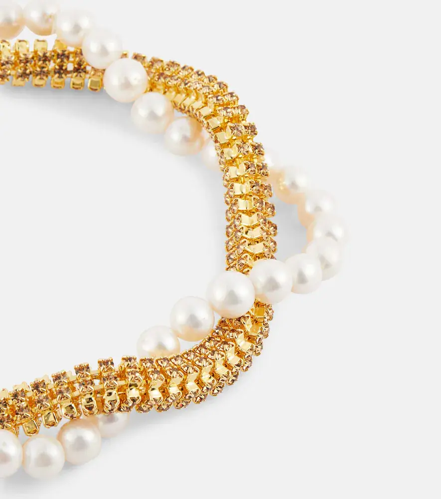 Magda Butrym Crystal and faux pearl necklace | Thumbnail 3 Magda Butrym Crystal and faux pearl necklace | Thumbnail 3