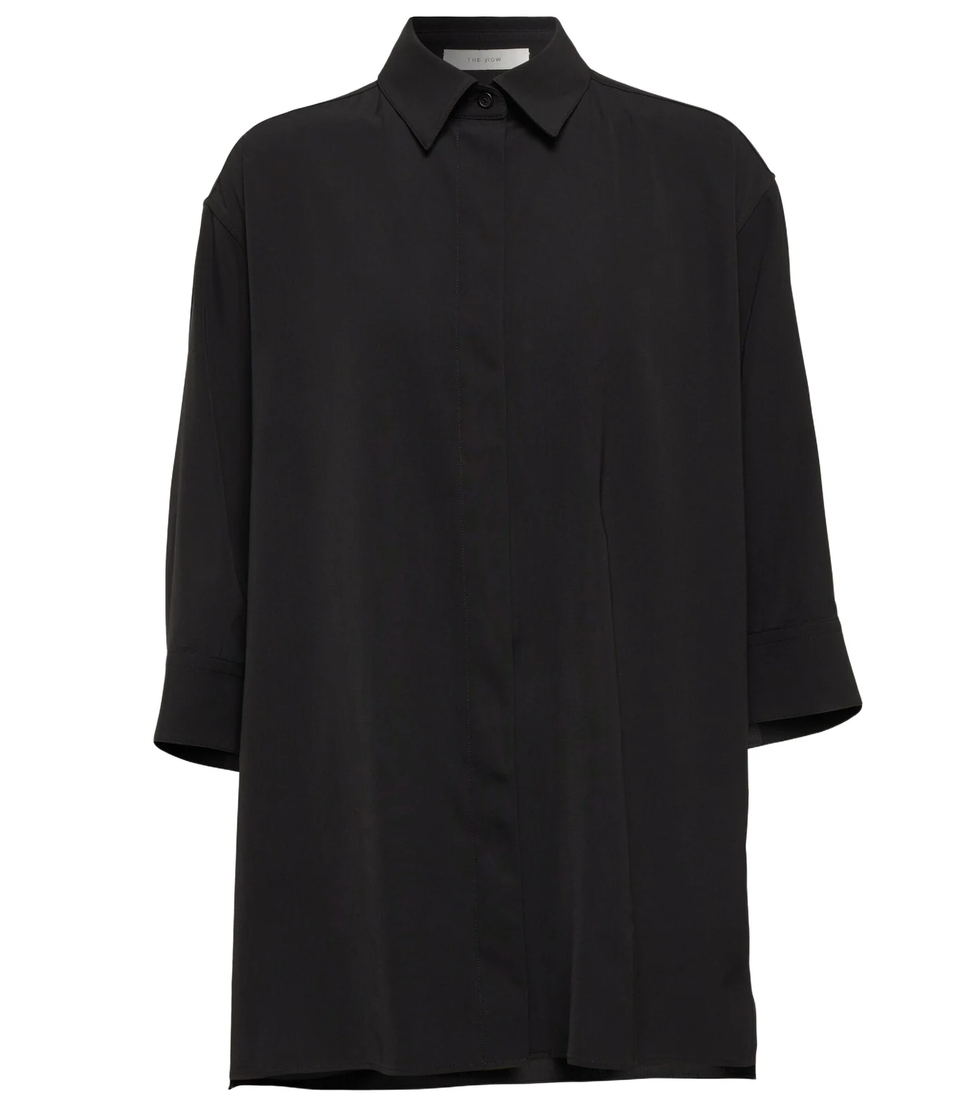 The Row Elada wool-blend shirt
