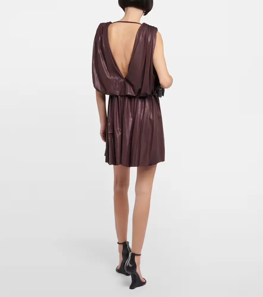 Rick Owens Lilies pleated jersey minidress | Thumbnail 2