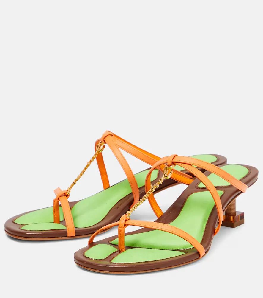 Jacquemus Les Sandales Basses Pralu leather sandals | Thumbnail 3