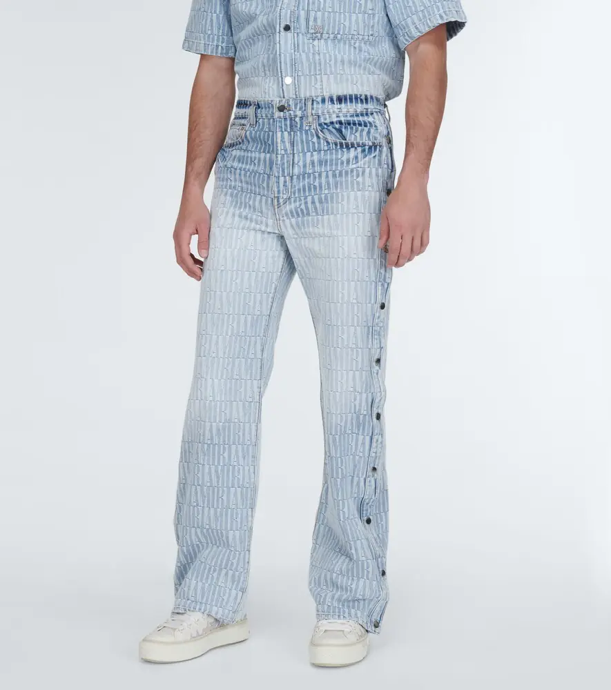 AMIRI Logo jacquard denim pants | Thumbnail 2