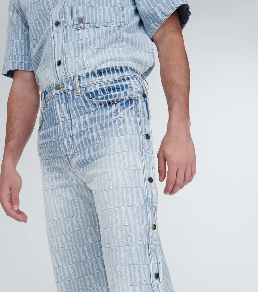 AMIRI Logo jacquard denim pants | Thumbnail 3