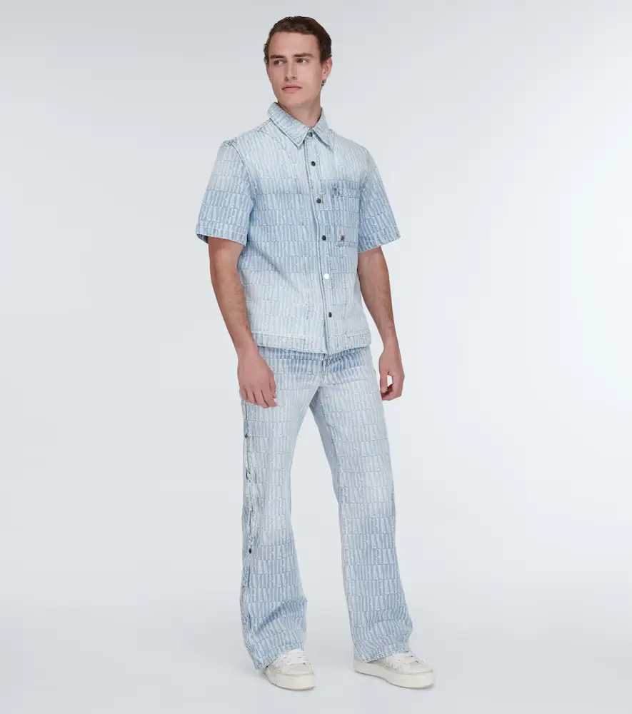 AMIRI Logo jacquard denim pants | Thumbnail 4