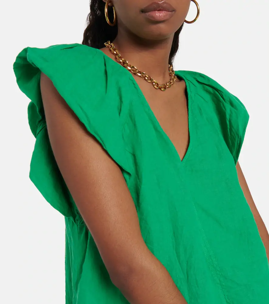 Velvet Ava linen top | Thumbnail 4
