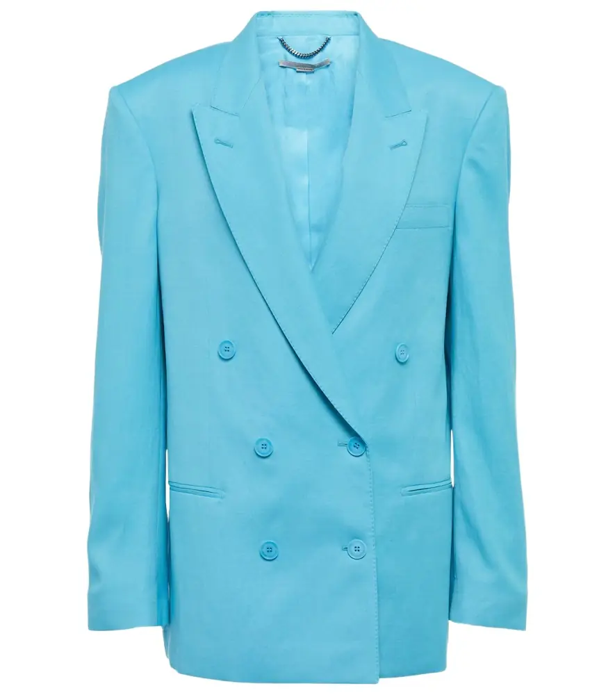 Stella McCartney Double-breasted twill blazer | Image 1 Stella McCartney Double-breasted twill blazer | Image 1