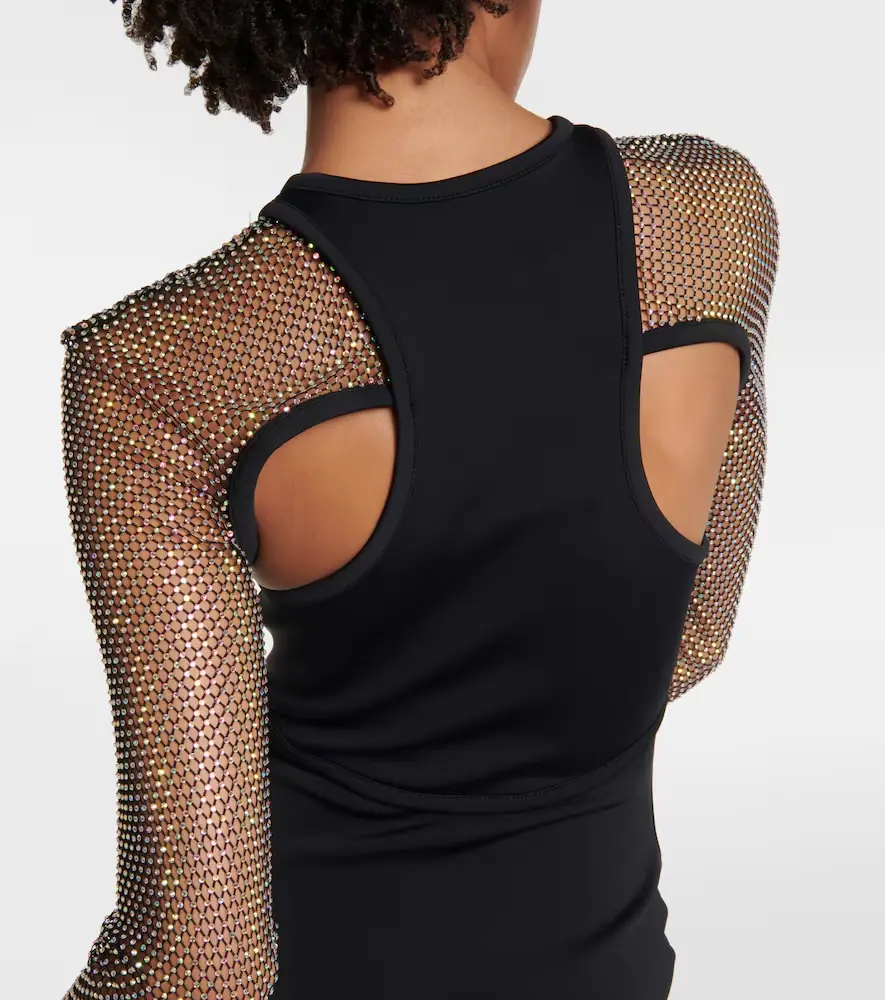 David Koma Embellished cutout midi dress | Thumbnail 2 David Koma Embellished cutout midi dress | Thumbnail 2
