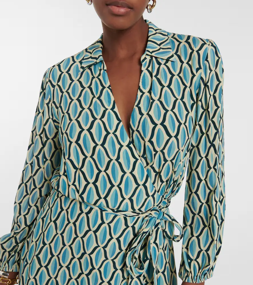 Velvet Gabriella printed wrap minidress | Thumbnail 3