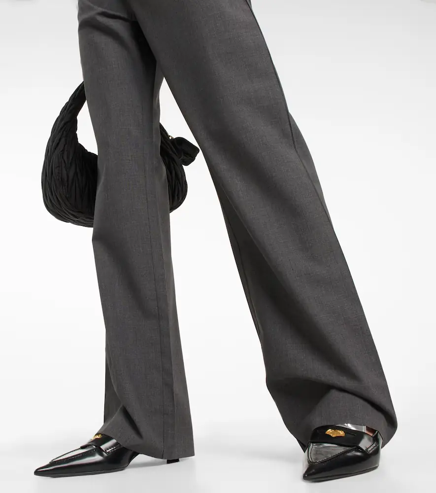 Miu Miu Mid-rise straight-leg wool pants | Thumbnail 6 Miu Miu Mid-rise straight-leg wool pants | Thumbnail 6
