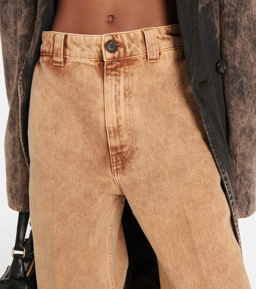 Miu Miu Marbleized low-rise straight jeans | Thumbnail 5 Miu Miu Marbleized low-rise straight jeans | Thumbnail 5