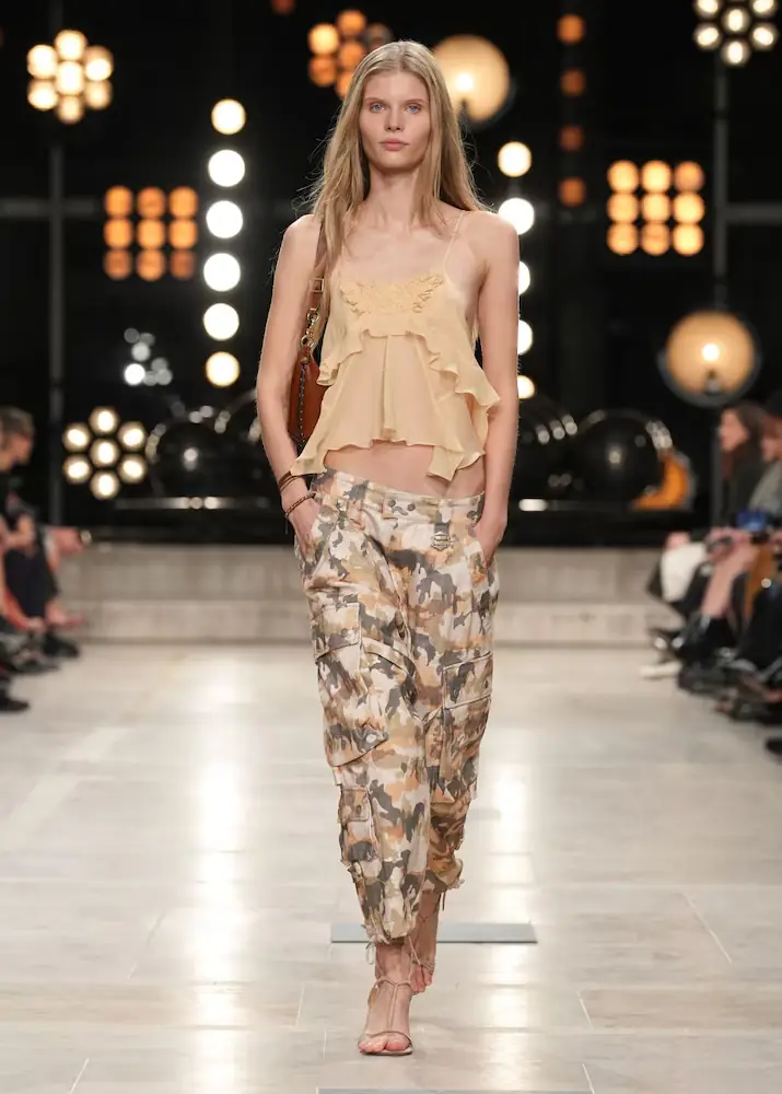 Isabel Marant Helore printed cotton cargo pants | Thumbnail 2
