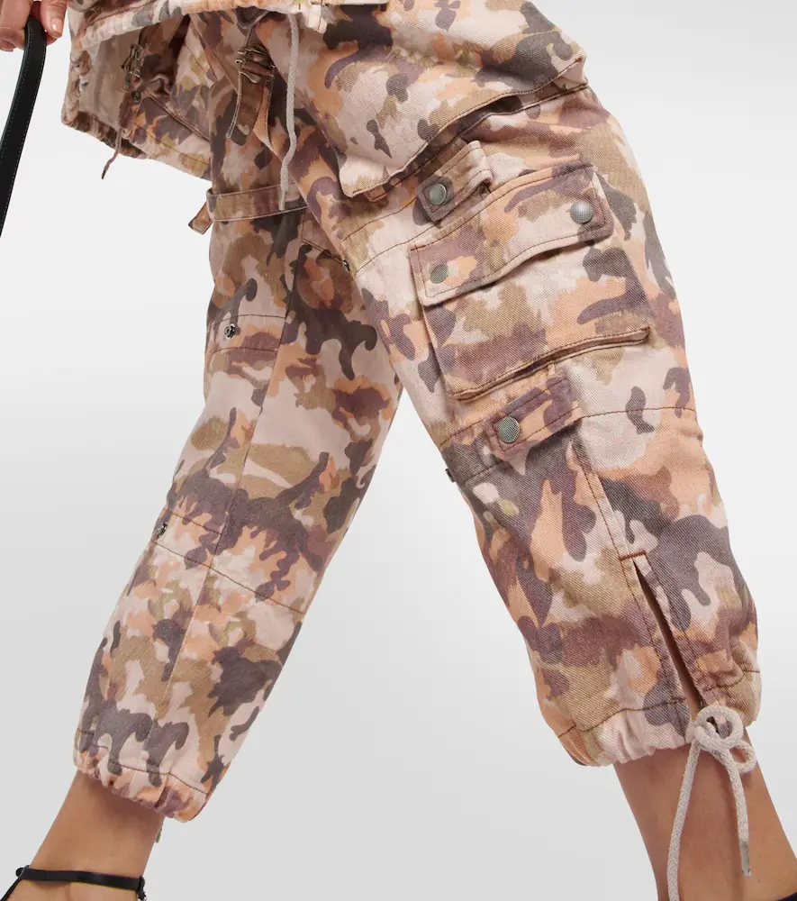 Isabel Marant Helore printed cotton cargo pants | Thumbnail 5