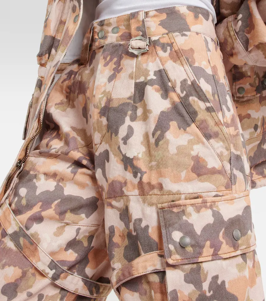 Isabel Marant Helore printed cotton cargo pants | Thumbnail 6
