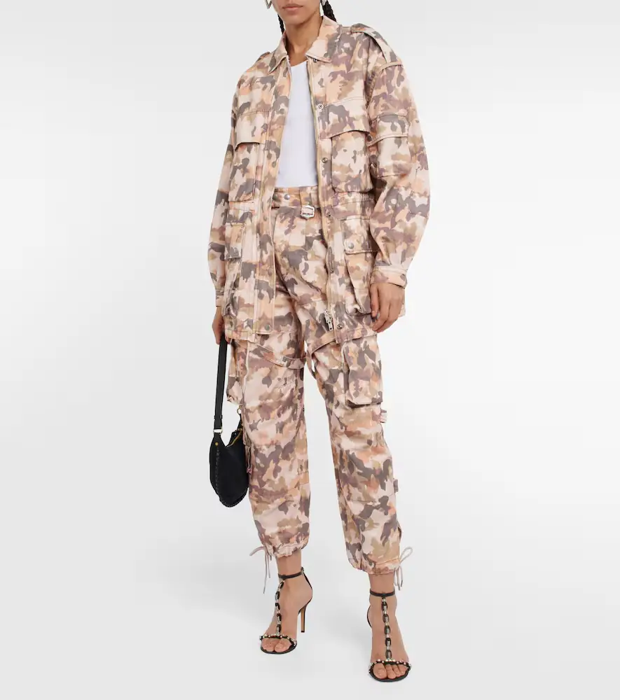 Isabel Marant Helore printed cotton cargo pants | Thumbnail 7