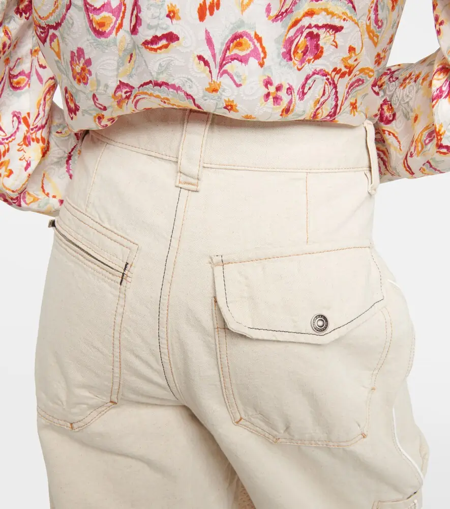 Isabel Marant Paciane wide-leg cargo jeans | Thumbnail 4