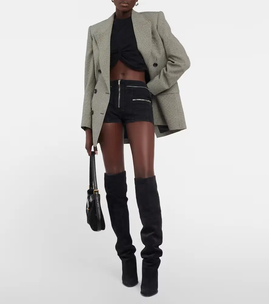 Isabel Marant Lary low-rise denim shorts | Thumbnail 2 Isabel Marant Lary low-rise denim shorts | Thumbnail 2