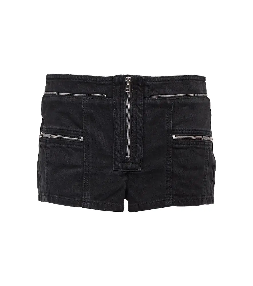 Isabel Marant Lary low-rise denim shorts