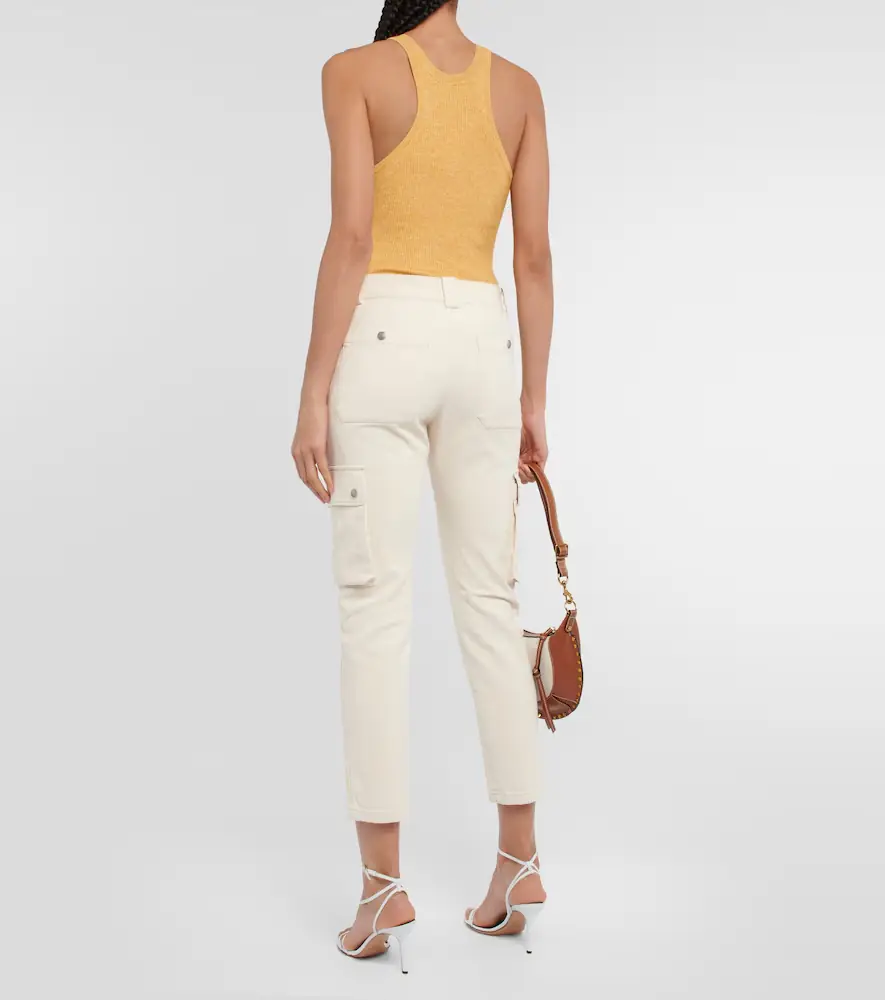 Isabel Marant Evalia tapered cotton cargo pants | Thumbnail 2