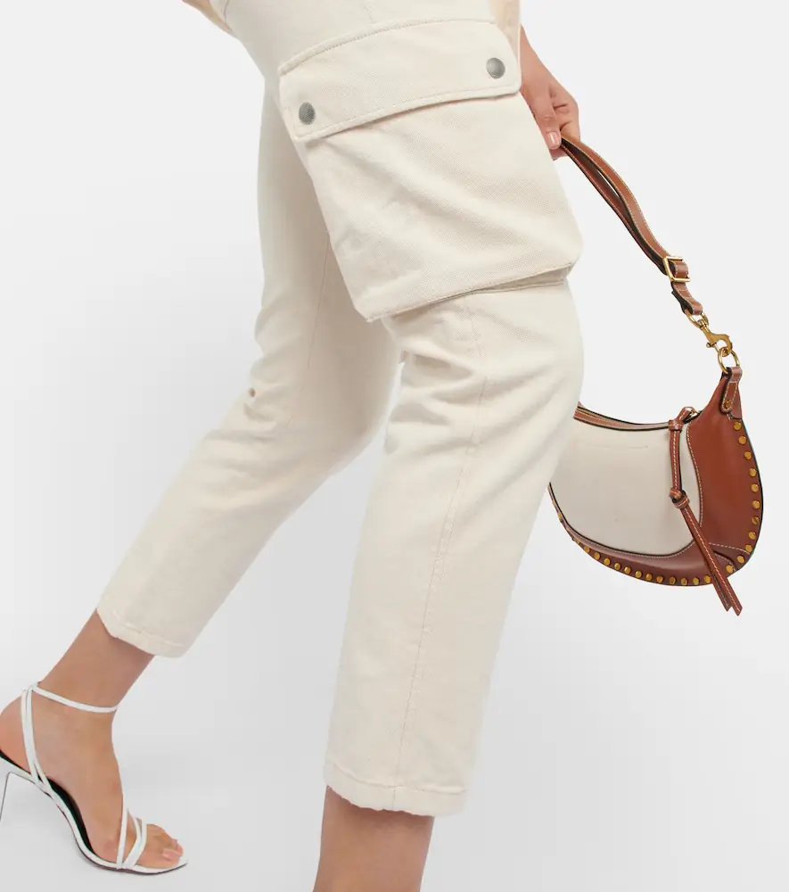 Isabel Marant Evalia tapered cotton cargo pants | Thumbnail 3