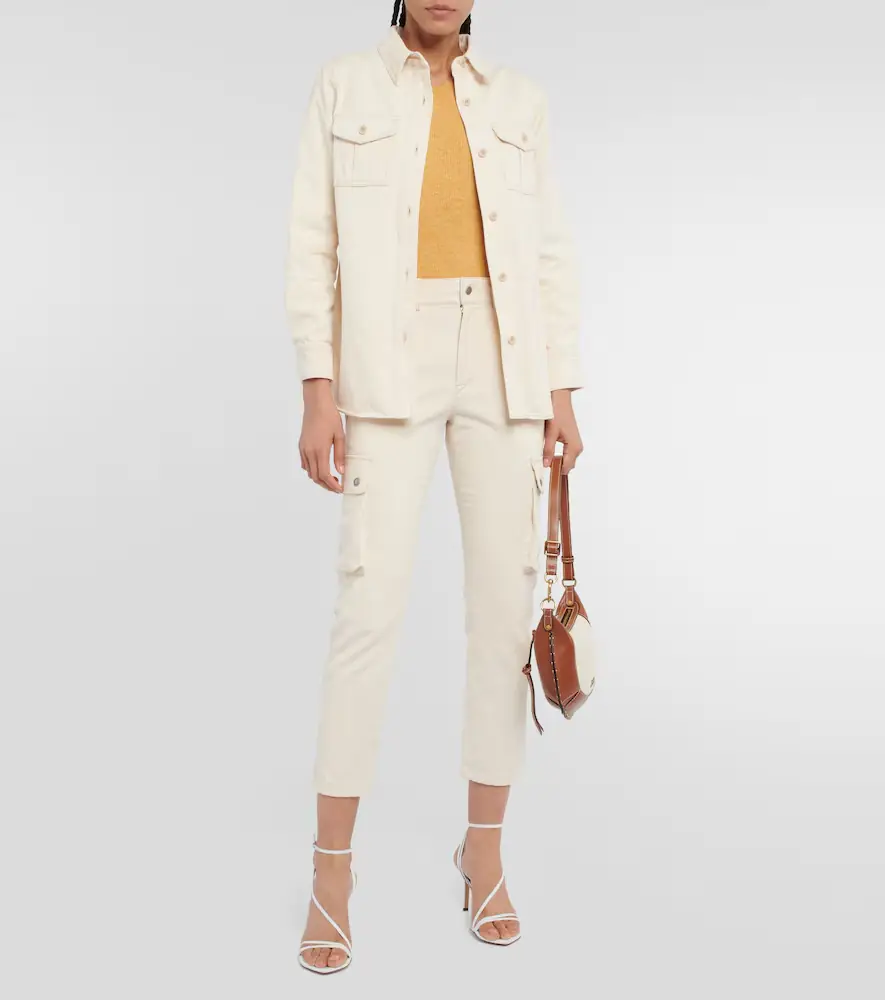 Isabel Marant Evalia tapered cotton cargo pants | Thumbnail 5